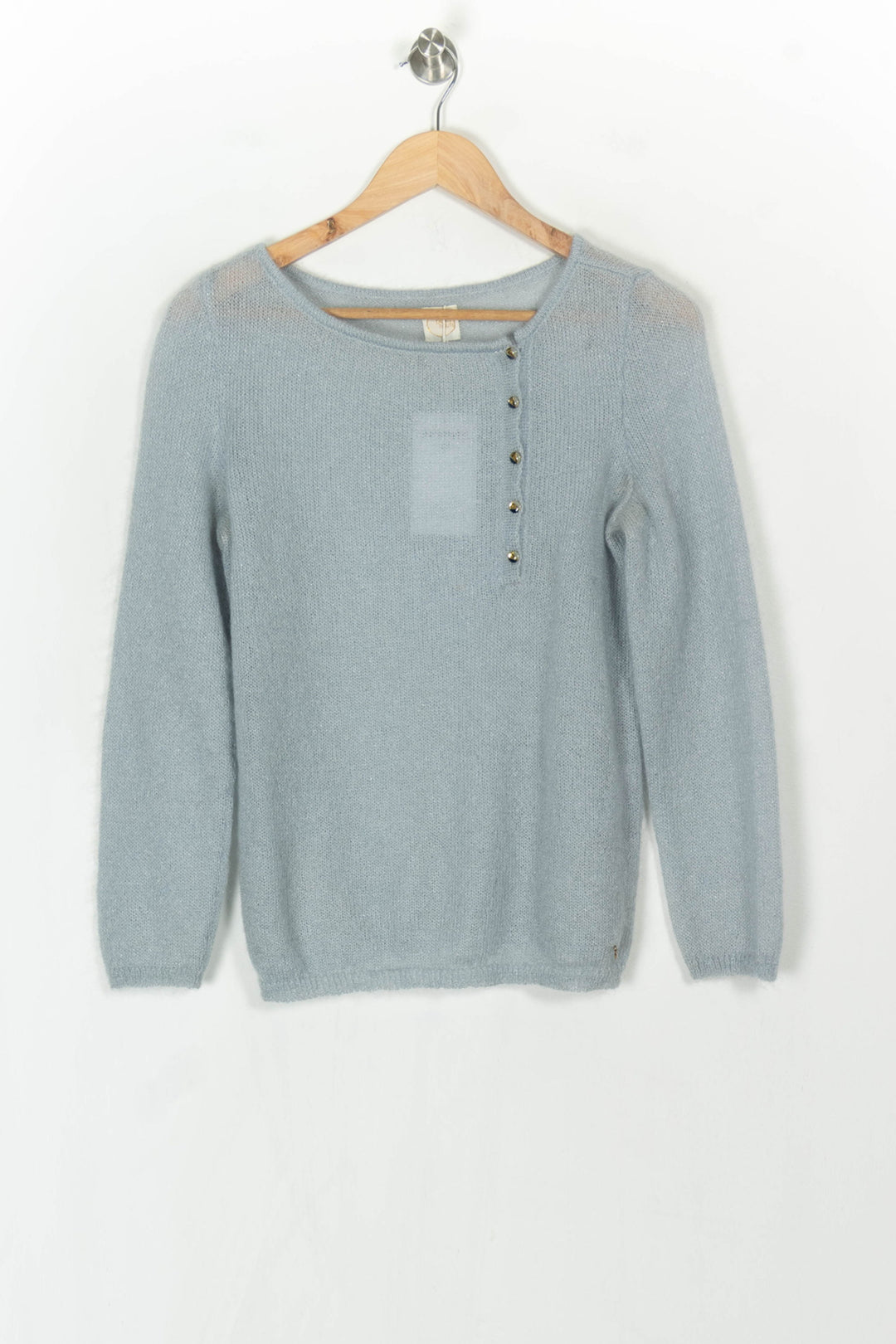 Gilet Bleu Clair - Taille M/38 de la marque Des petits hauts | PARAD121198 - Vendu par Paradigme - Image 2