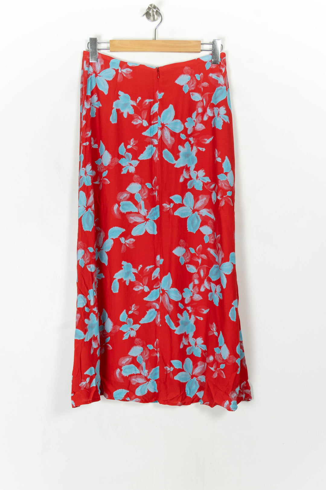 Jupe Longue Rouge et Bleue - Taille L/40 de la marque Kookai | PARAD121200 - Vendu par Paradigme - Image 5