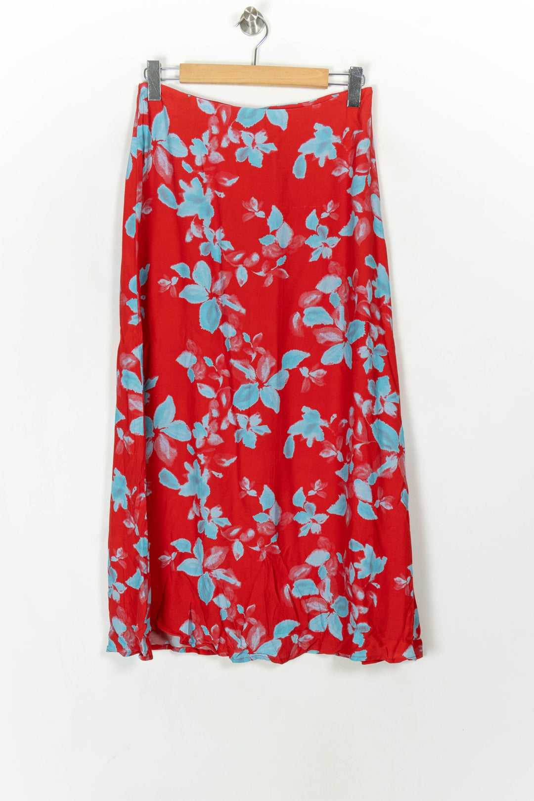 Jupe Longue Rouge et Bleue - Taille L/40 de la marque Kookai | PARAD121200 - Vendu par Paradigme - Image 2