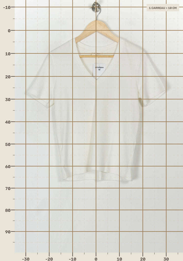 Tee-shirt Blanc - Taille S/36 de la marque Maison 123 | PARAD121205 - Vendu par Paradigme - Image 4