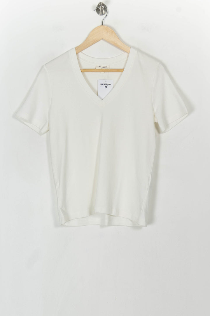 Tee-shirt Blanc - Taille S/36 de la marque Maison 123 | PARAD121205 - Vendu par Paradigme - Image 2