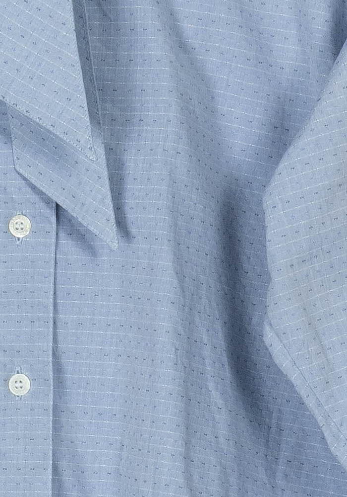Chemisier Bleu - Taille L/40 de la marque Maison Kitsuné | PARAD121209 - Vendu par Paradigme - Image 3