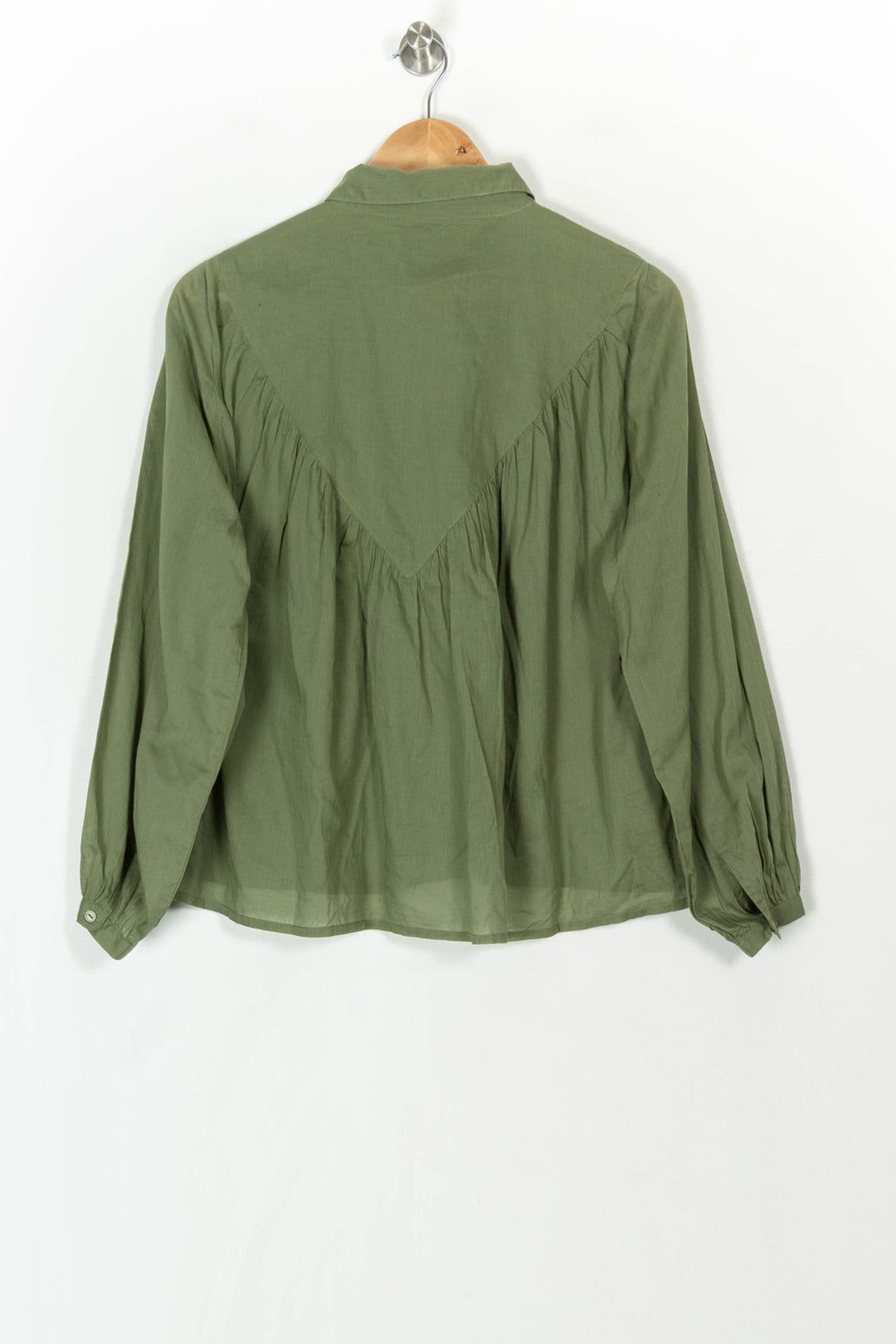 Blouse Verte - Taille S/36 de la marque Notshy Cashmere | PARAD121210 - Vendu par Paradigme - Image 5