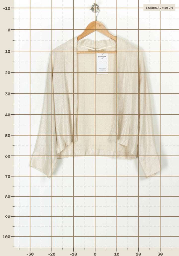 Boléro Doré - Taille M/38 de la marque La Fée Maraboutée | PARAD121211 - Vendu par Paradigme - Image 4