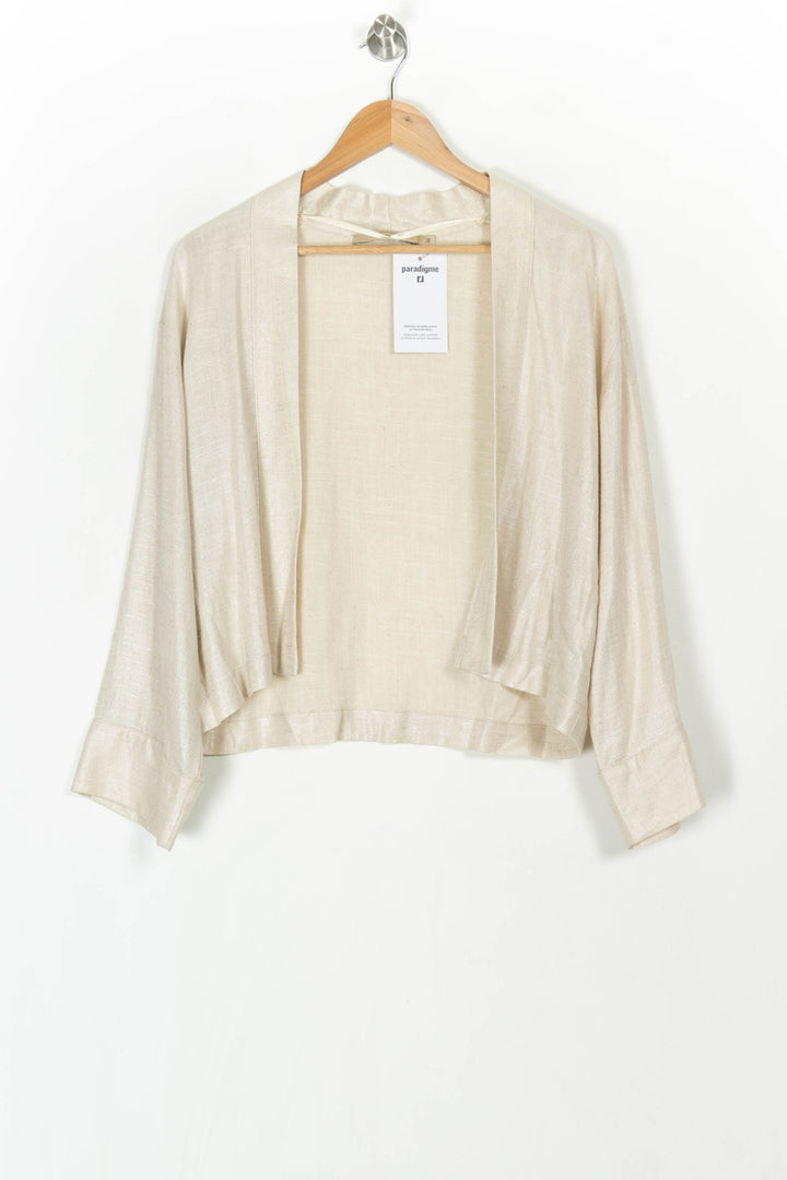 Boléro Doré - Taille M/38 de la marque La Fée Maraboutée | PARAD121211 - Vendu par Paradigme - Image 2
