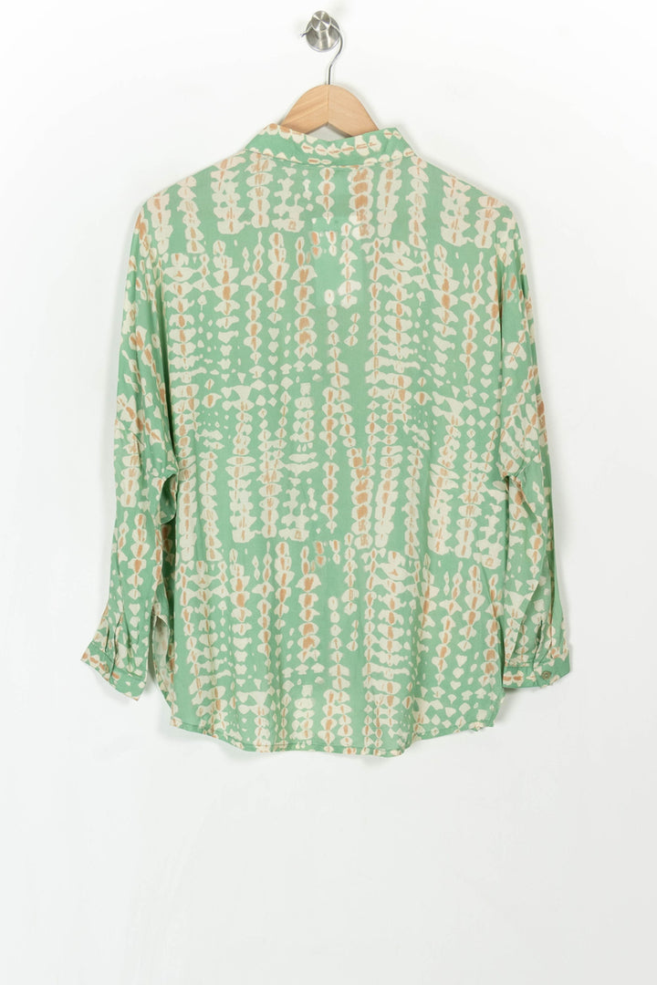 Chemise Verte et Beige - Taille S/36 de la marque Notshy Cashmere | PARAD121213 - Vendu par Paradigme - Image 5