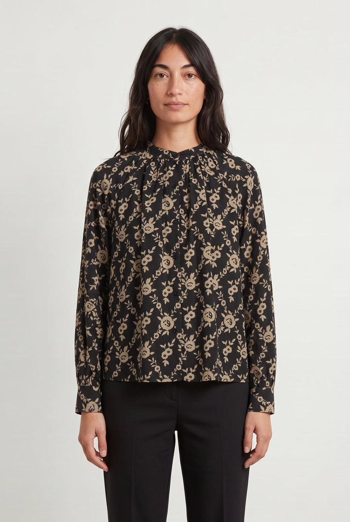 Blouse Noire et Beige - Taille XS/34 de la marque Petite Mendigote | PARAD121214 - Vendu par Paradigme - Image 1