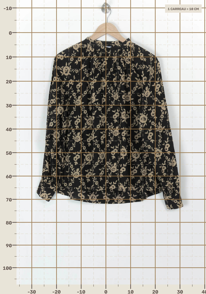 Blouse Noire et Beige - Taille XS/34 de la marque Petite Mendigote | PARAD121214 - Vendu par Paradigme - Image 4