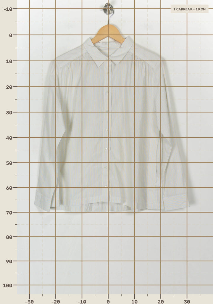 Chemise Beige - Taille M/38 de la marque Chloé Stora | PARAD121216 - Vendu par Paradigme - Image 4
