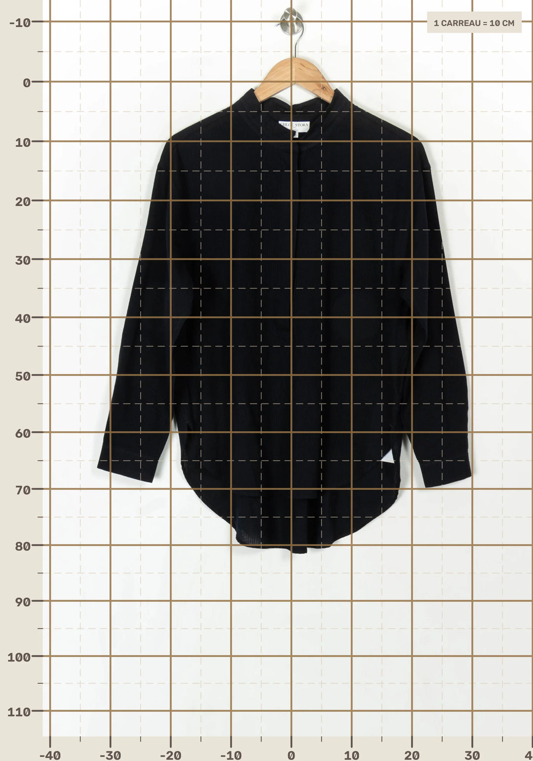 Blouse Bleue - Taille M/38 de la marque Chloé Stora | PARAD121217 - Vendu par Paradigme - Image 4