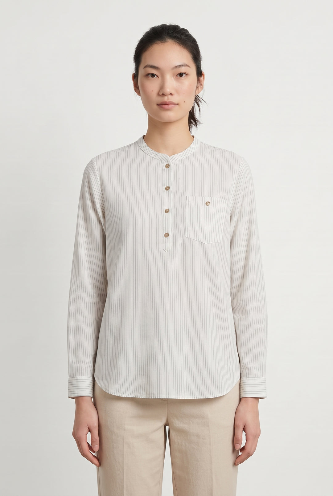 Chemise Beige - Taille M/38 de la marque Chloé Stora | PARAD121220 - Vendu par Paradigme - Image 1