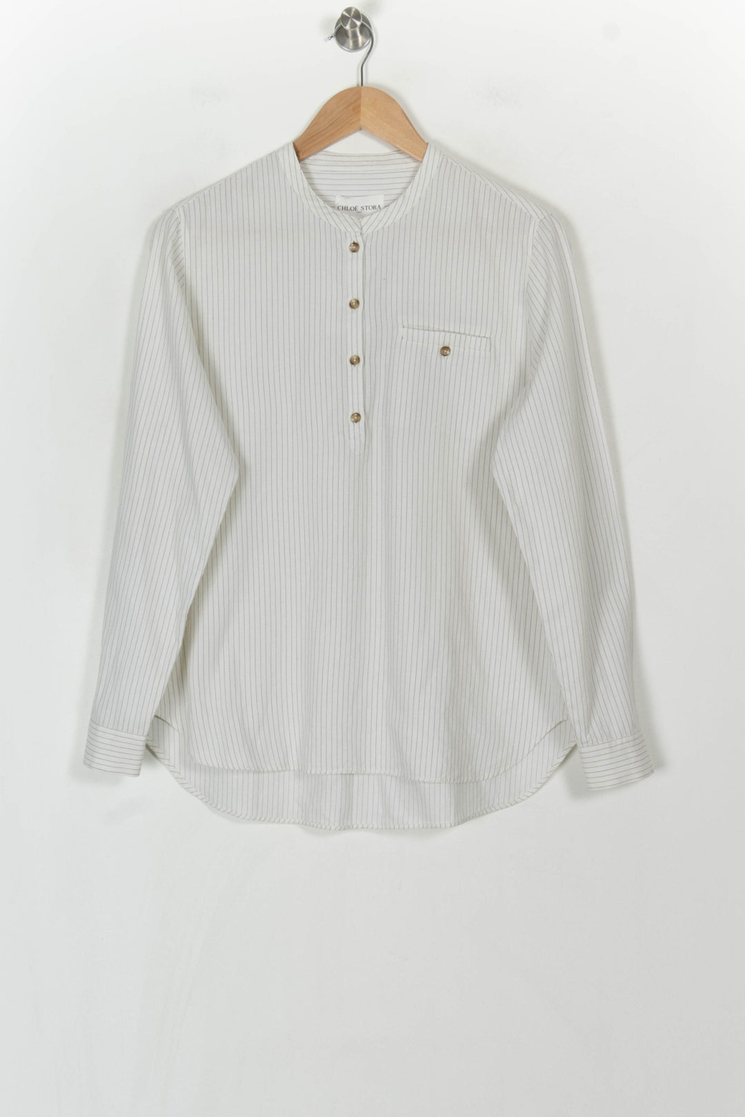 Chemise Beige - Taille M/38 de la marque Chloé Stora | PARAD121220 - Vendu par Paradigme - Image 2