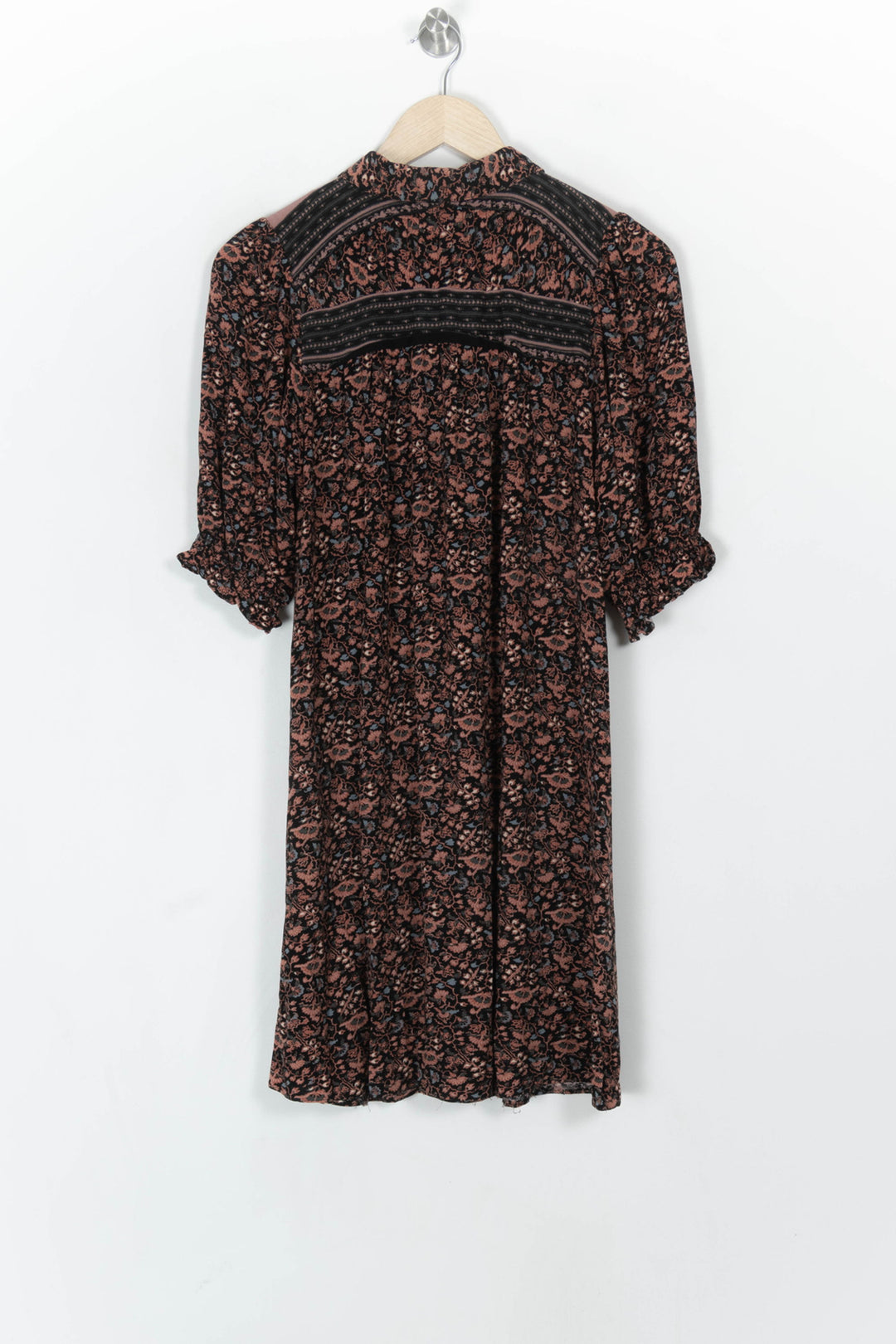 Robe Courte Noire et Marron - Taille XS/34 de la marque ba&amp;sh | PARAD121221 - Vendu par Paradigme - Image 5