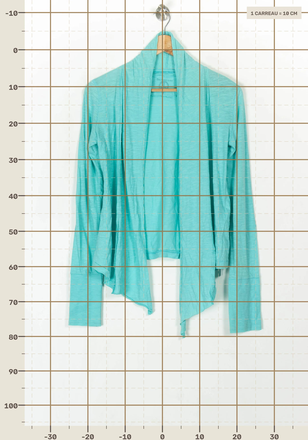 Cardigan Bleu - Taille S/36 de la marque Bérénice | PARAD121222 - Vendu par Paradigme - Image 4