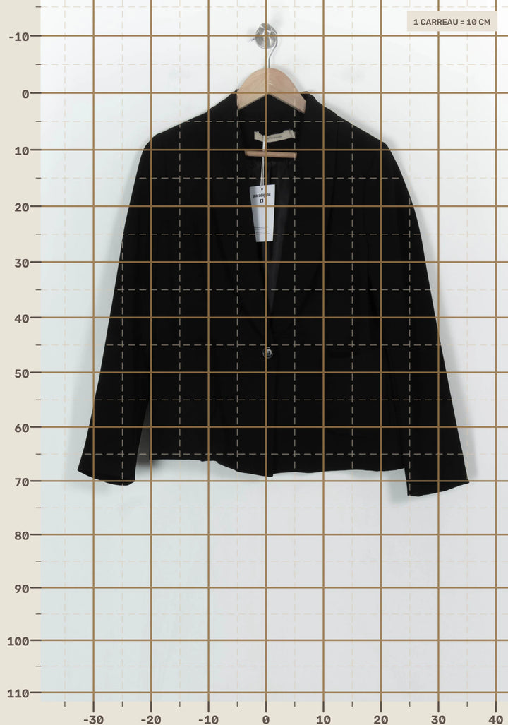 Veste Noire - Taille M/38 de la marque La Fée Maraboutée | PARAD121225 - Vendu par Paradigme - Image 4