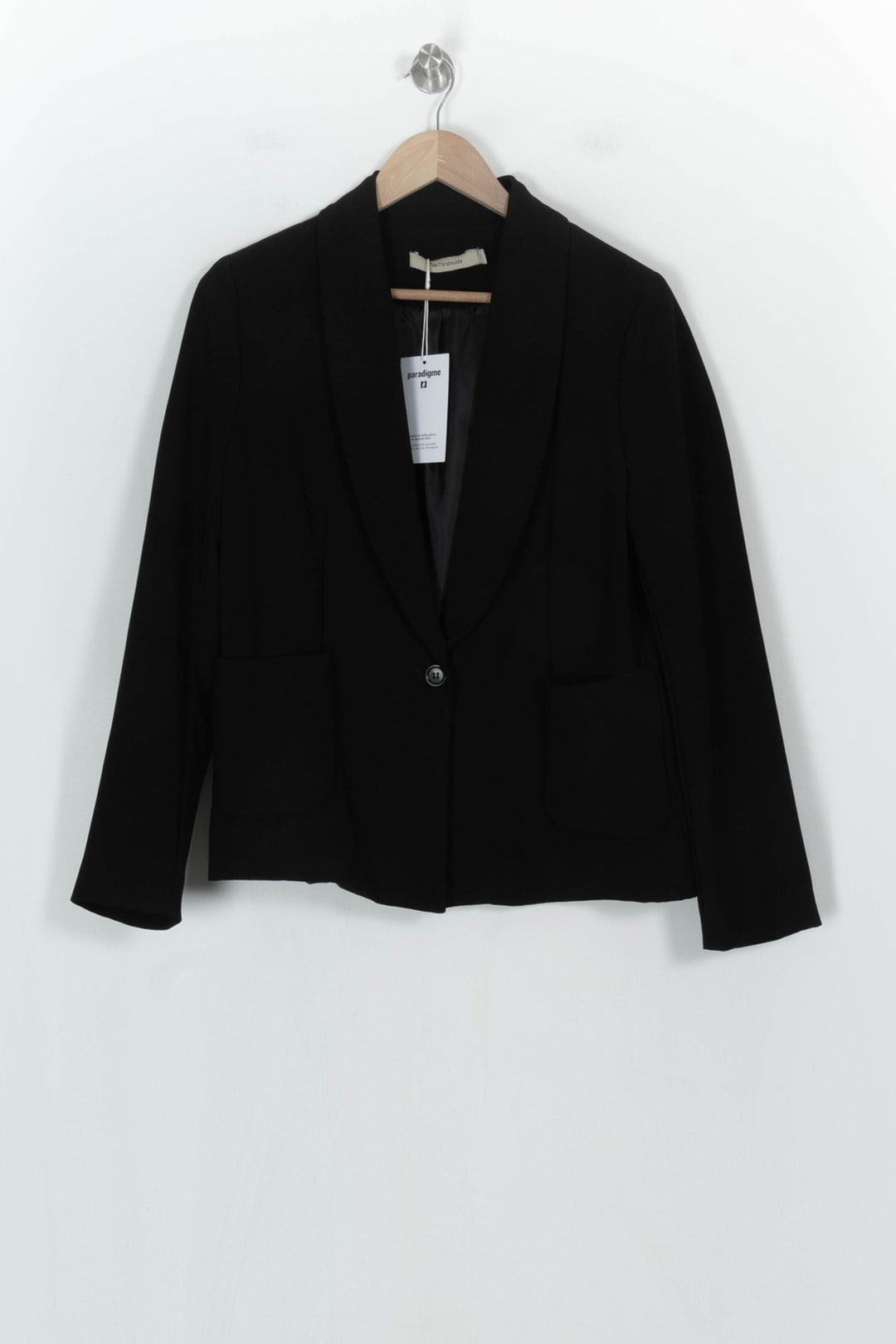 Veste Noire - Taille M/38 de la marque La Fée Maraboutée | PARAD121225 - Vendu par Paradigme - Image 2