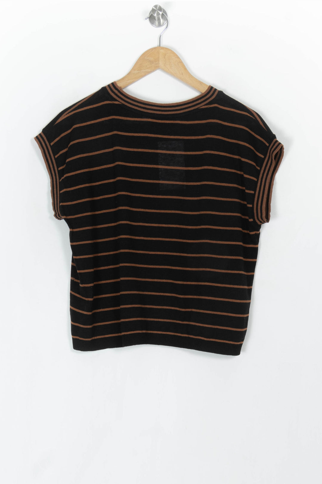 Pull Noir et Marron - Taille M/38 de la marque La Fée Maraboutée | PARAD121231 - Vendu par Paradigme - Image 5