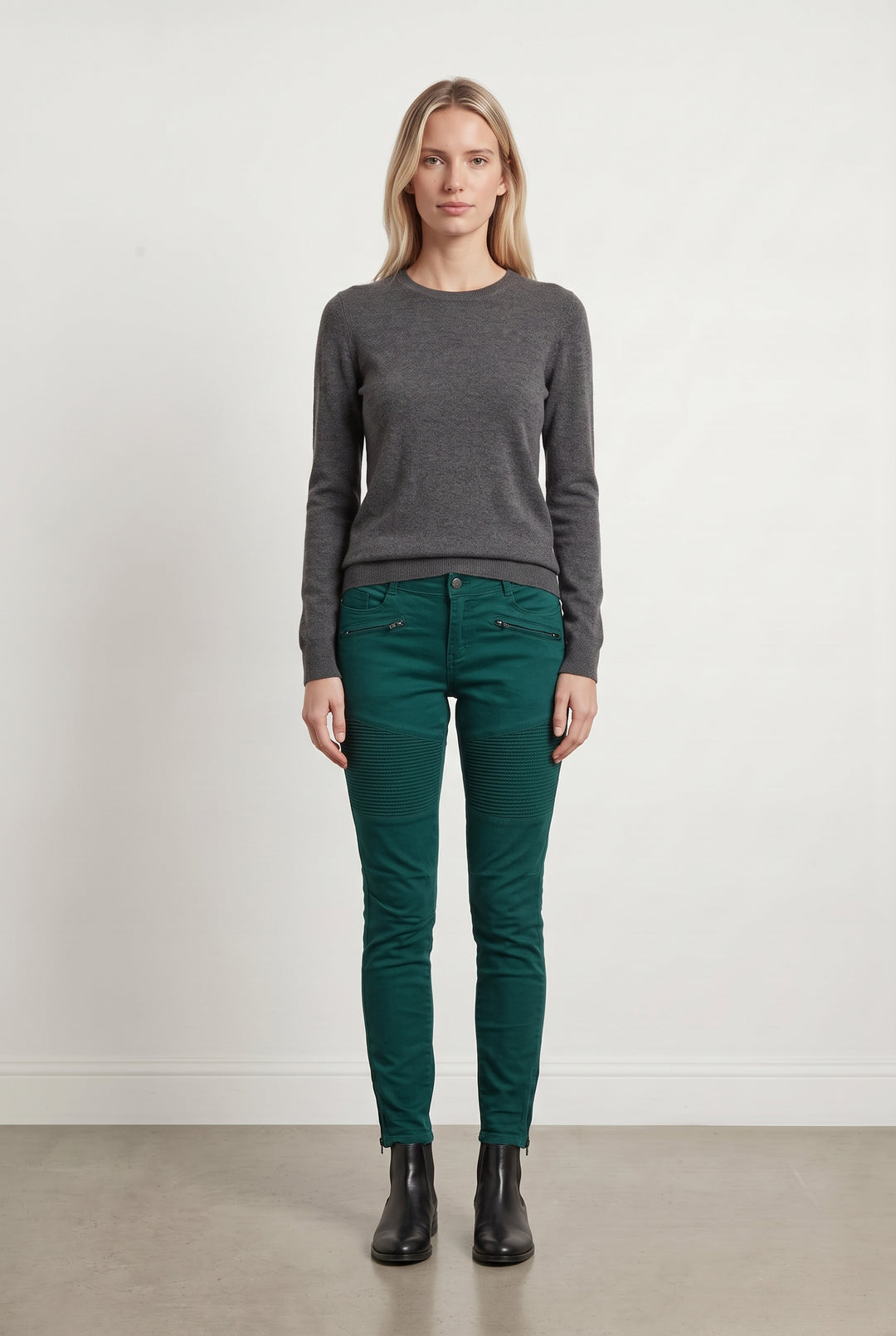 Jean Vert - Taille M/38 de la marque Galeries Lafayette | PARAD121232 - Vendu par Paradigme - Image 1