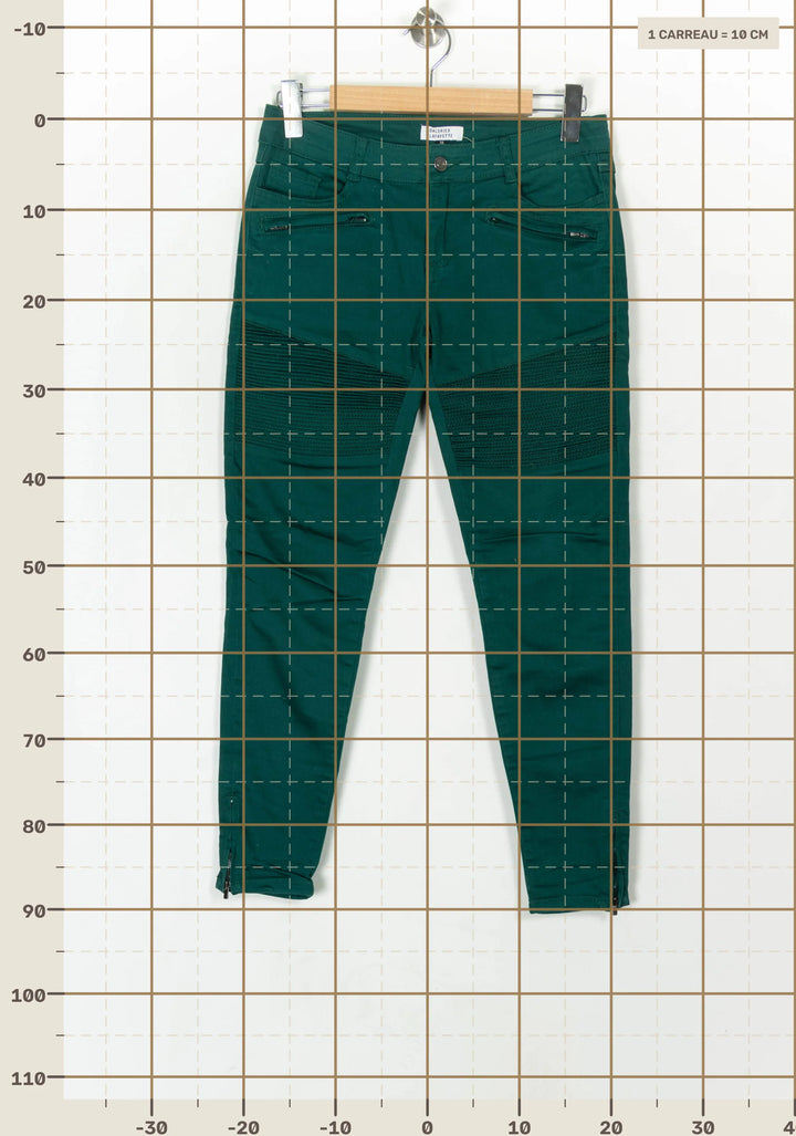Jean Vert - Taille M/38 de la marque Galeries Lafayette | PARAD121232 - Vendu par Paradigme - Image 4