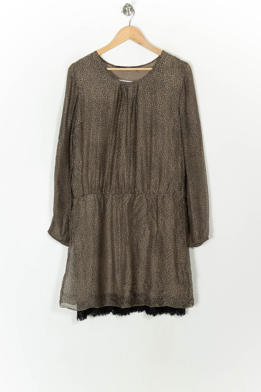 Robe Marron - Taille L/40 de la marque La Fée Maraboutée | PARAD121237 - Vendu par Paradigme - Image 2
