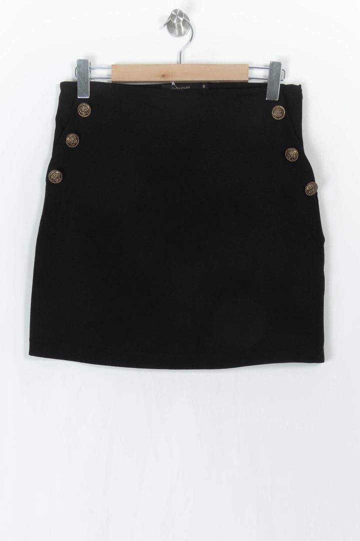 Jupe Noire - Taille L/40 de la marque La Fée Maraboutée | PARAD121241 - Vendu par Paradigme - Image 2
