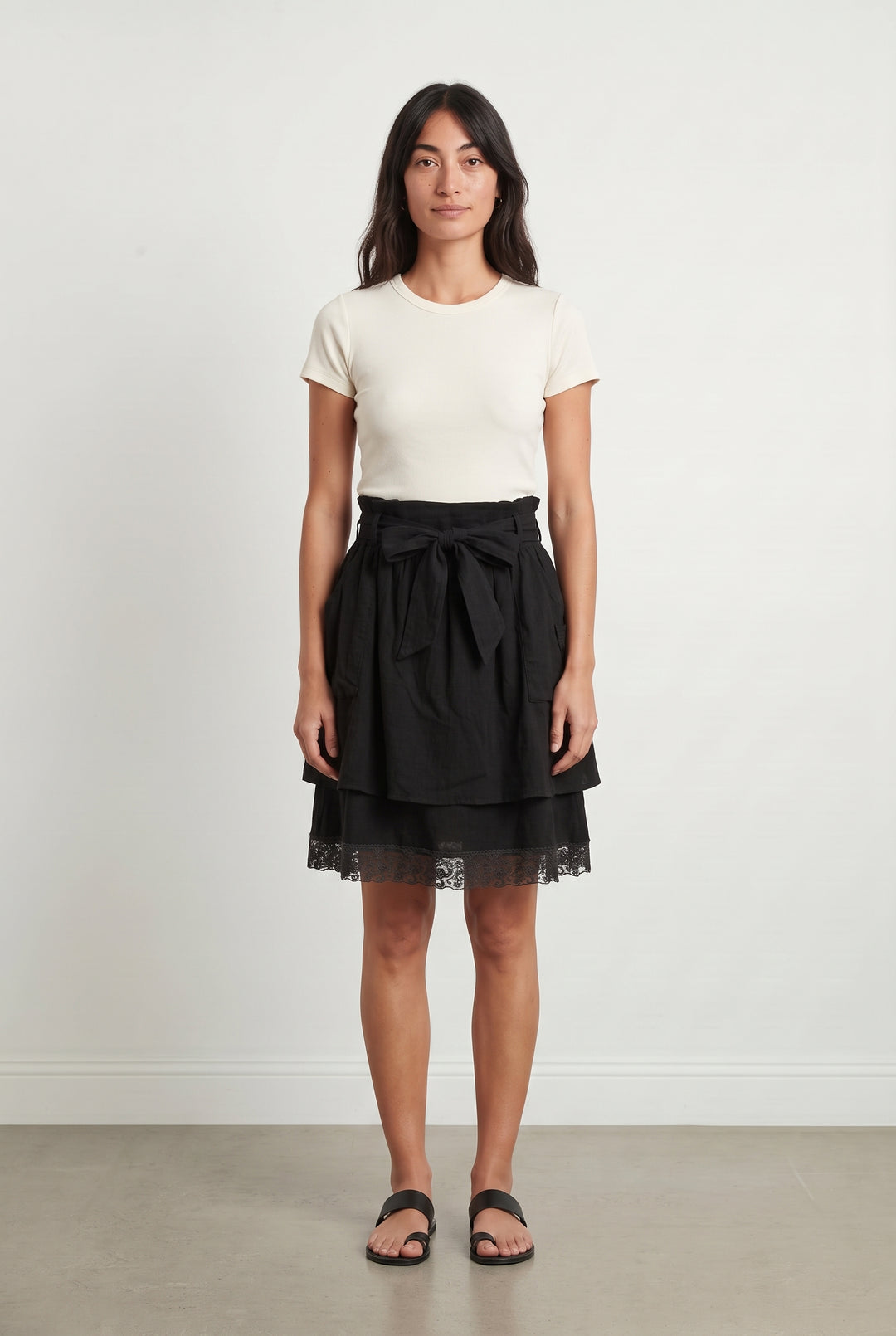 Jupe Noire - Taille S/36 de la marque La Fée Maraboutée | PARAD121242 - Vendu par Paradigme - Image 1