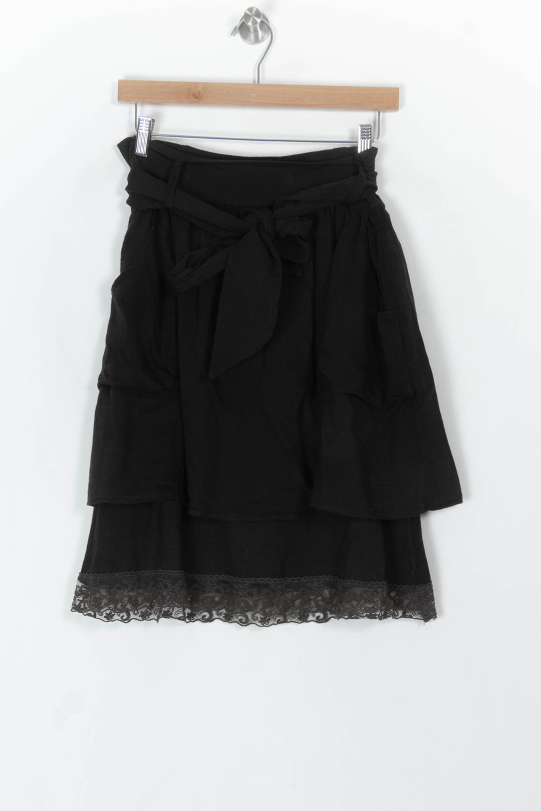 Jupe Noire - Taille S/36 de la marque La Fée Maraboutée | PARAD121242 - Vendu par Paradigme - Image 2