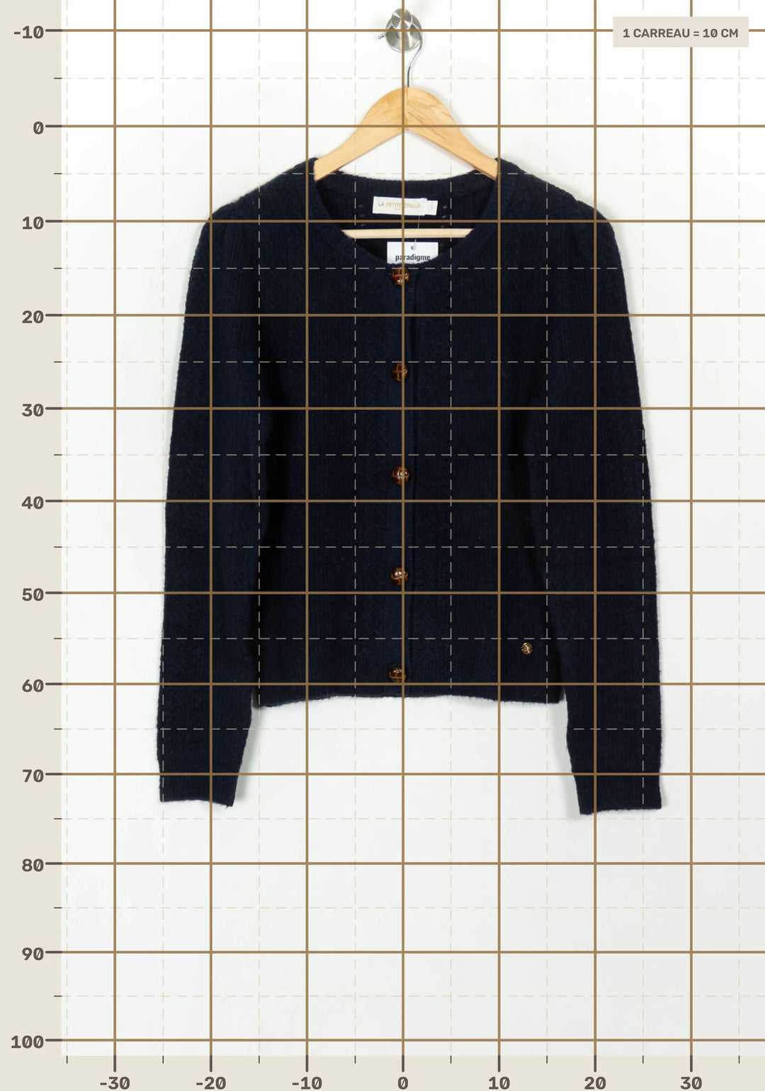 Cardigan Bleu - Taille S/36 de la marque La Petite Etoile | PARAD121243 - Vendu par Paradigme - Image 4