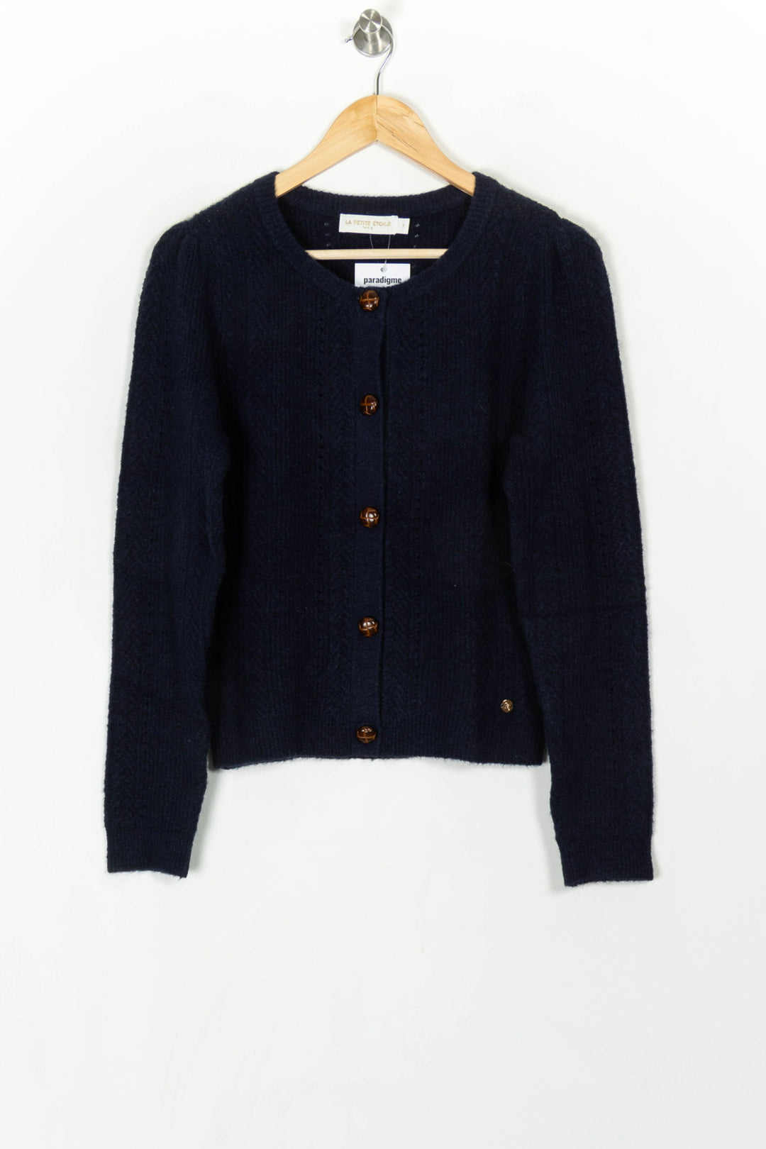Cardigan Bleu - Taille S/36 de la marque La Petite Etoile | PARAD121243 - Vendu par Paradigme - Image 2