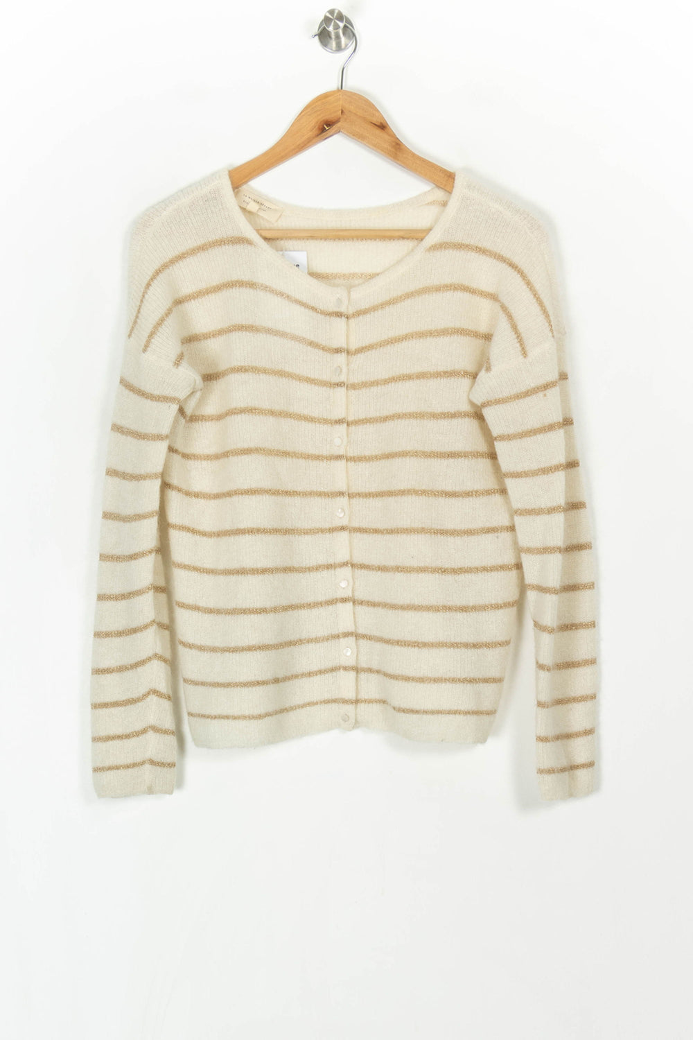 Cardigan Écru et Beige - Taille XS/34 de la marque Sézane | PARAD121246 - Vendu par Paradigme - Image 2