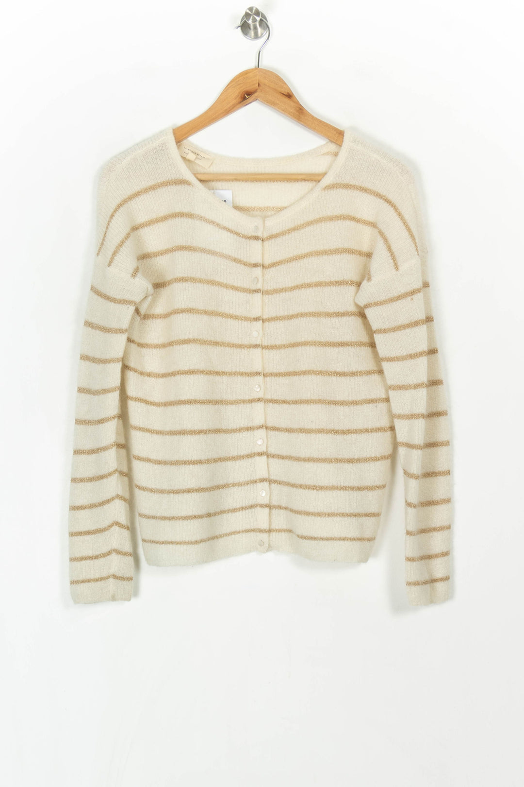 Cardigan Écru et Beige - Taille XS/34 de la marque Sézane | PARAD121246 - Vendu par Paradigme - Image 2