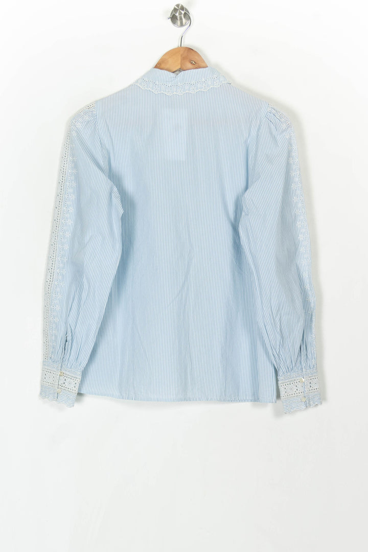 Blouse Bleu et Blanc - Taille S/36 de la marque Sézane | PARAD121250 - Vendu par Paradigme - Image 5