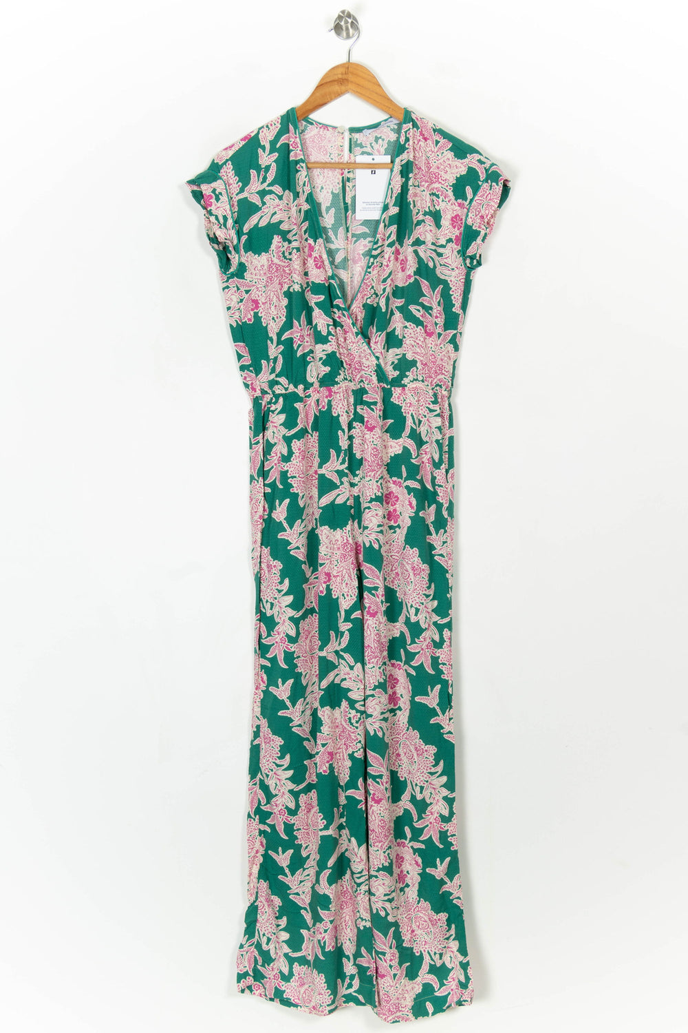 Combinaison Verte et Rose - Taille S/36 de la marque La Fée Maraboutée | PARAD121253 - Vendu par Paradigme - Image 2
