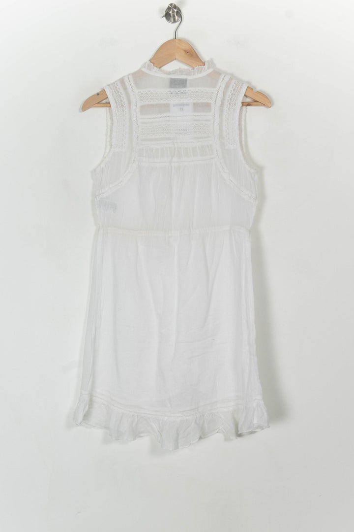 Robe Sans Manches Blanche - Taille XS/34 de la marque Bérénice | PARAD121254 - Vendu par Paradigme - Image 5