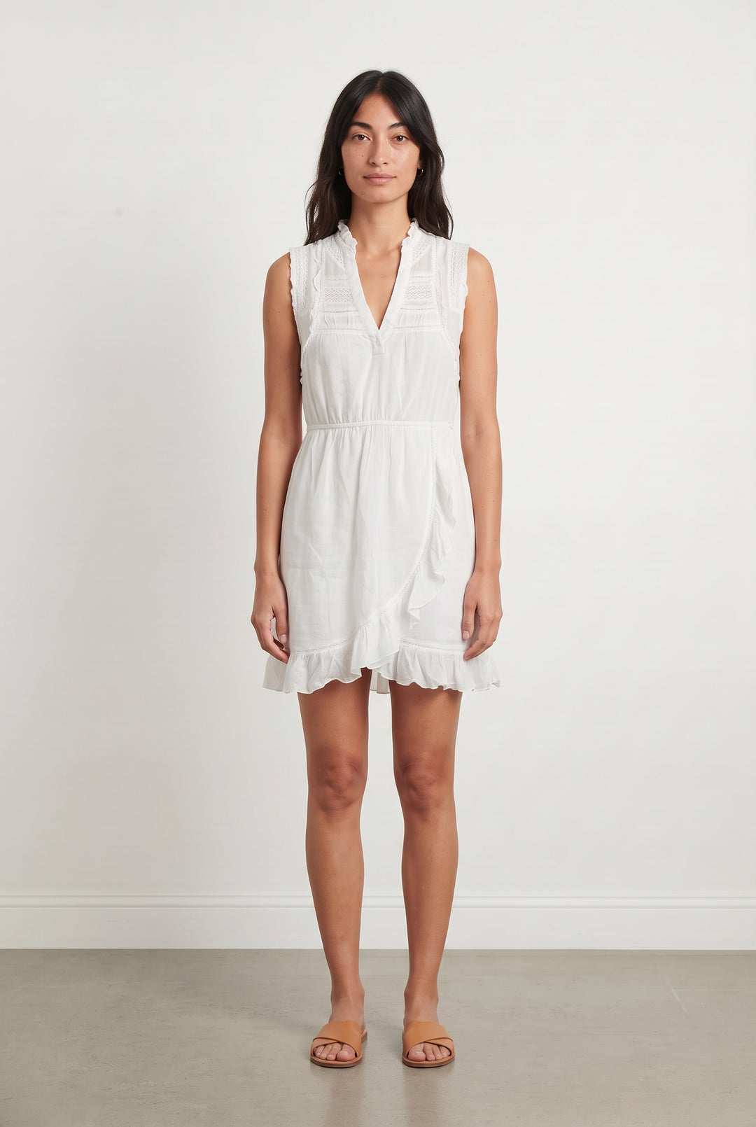 Robe Sans Manches Blanche - Taille XS/34 de la marque Bérénice | PARAD121254 - Vendu par Paradigme - Image 1