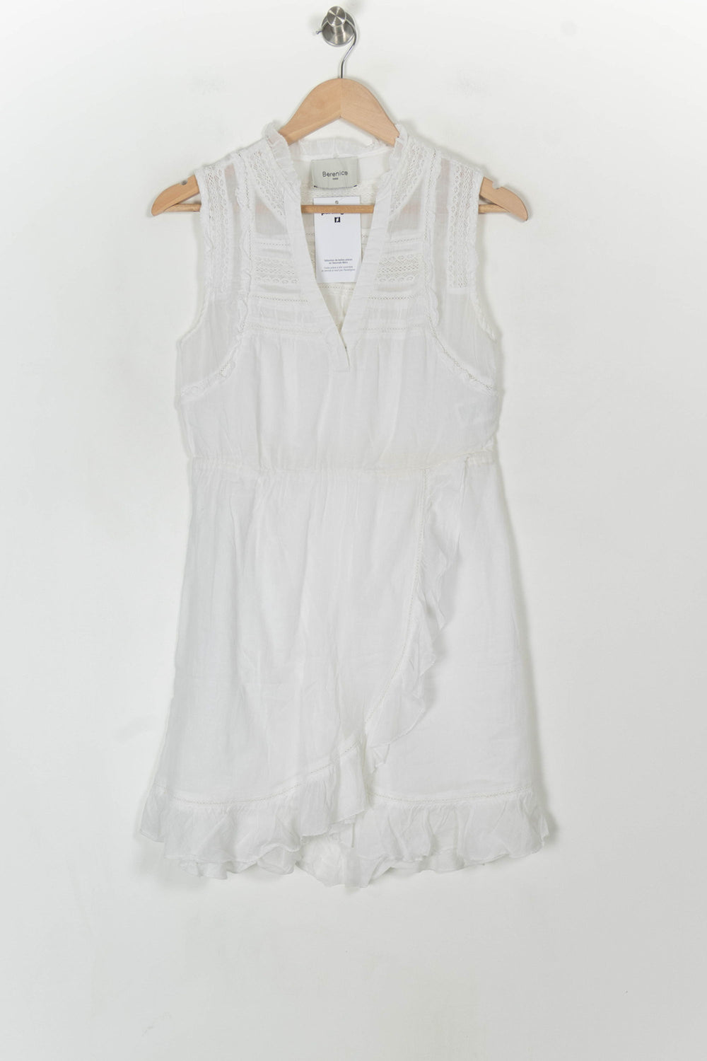 Robe Sans Manches Blanche - Taille XS/34 de la marque Bérénice | PARAD121254 - Vendu par Paradigme - Image 2
