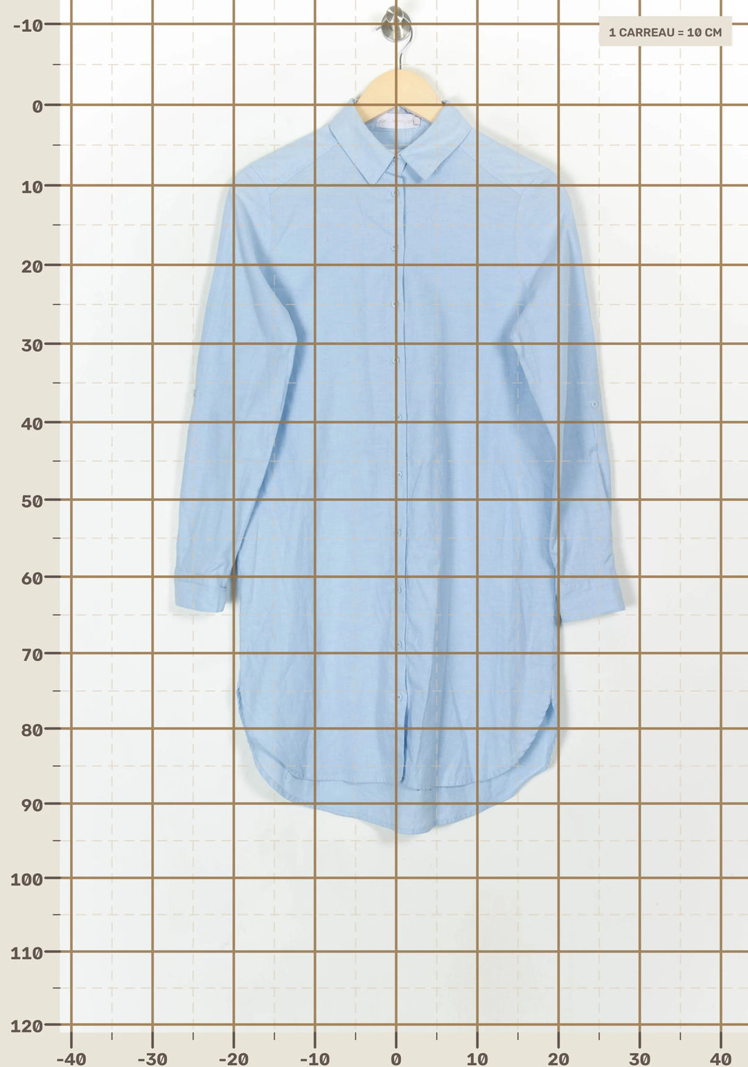 Robe Chemise Bleue - Taille S/36 de la marque Karl Marc John | PARAD121257 - Vendu par Paradigme - Image 4