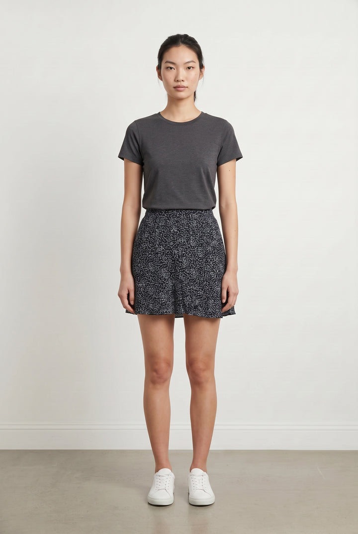 Jupe Fluide Bleu et Noir - Taille S/36 de la marque The Kooples | PARAD121259 - Vendu par Paradigme - Image 1