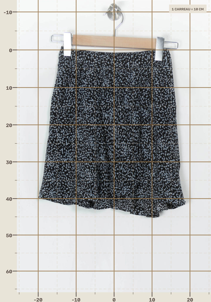 Jupe Fluide Bleu et Noir - Taille S/36 de la marque The Kooples | PARAD121259 - Vendu par Paradigme - Image 4