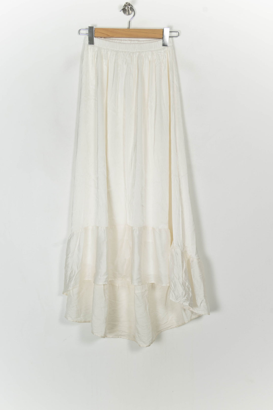 Jupe Longue Beige - Taille XS/34 de la marque Maison Guillemette | PARAD121260 - Vendu par Paradigme - Image 2