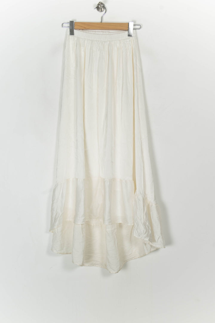 Jupe Longue Beige - Taille XS/34 de la marque Maison Guillemette | PARAD121260 - Vendu par Paradigme - Image 2