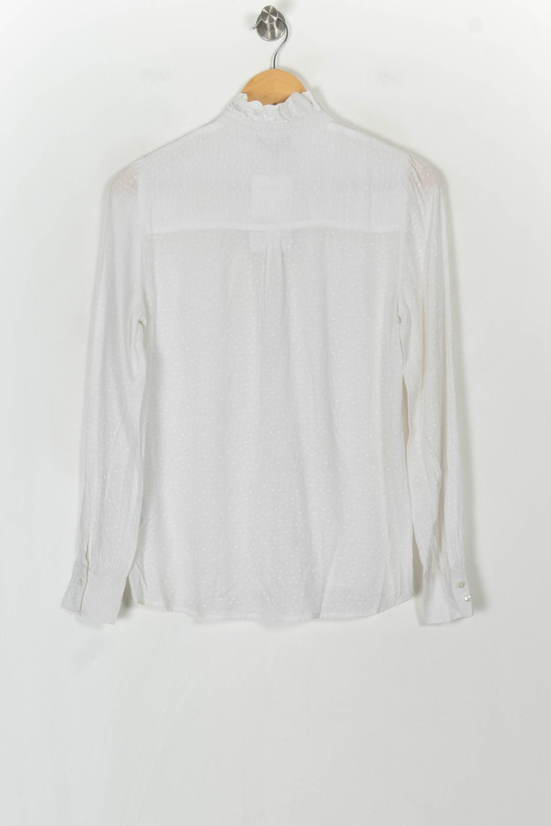 Blouse Blanche - Taille S/36 de la marque Caroll | PARAD121262 - Vendu par Paradigme - Image 5