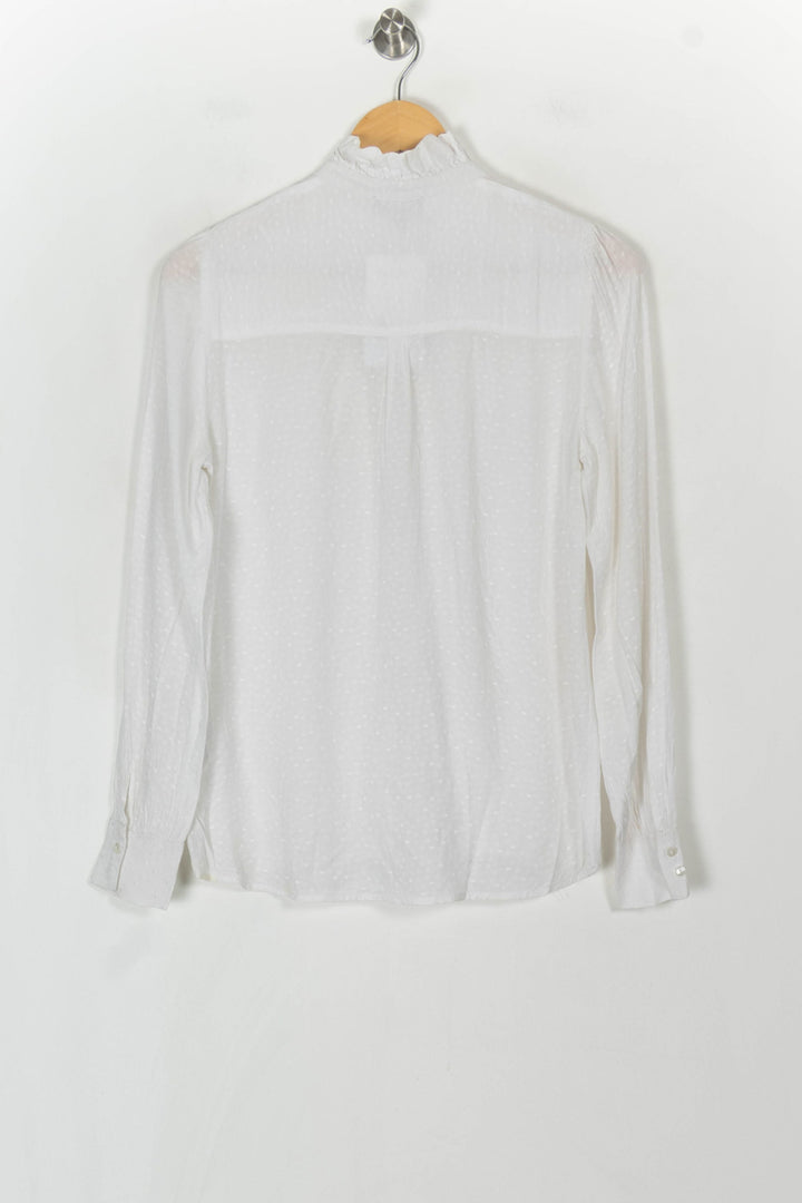 Blouse Blanche - Taille S/36 de la marque Caroll | PARAD121262 - Vendu par Paradigme - Image 5