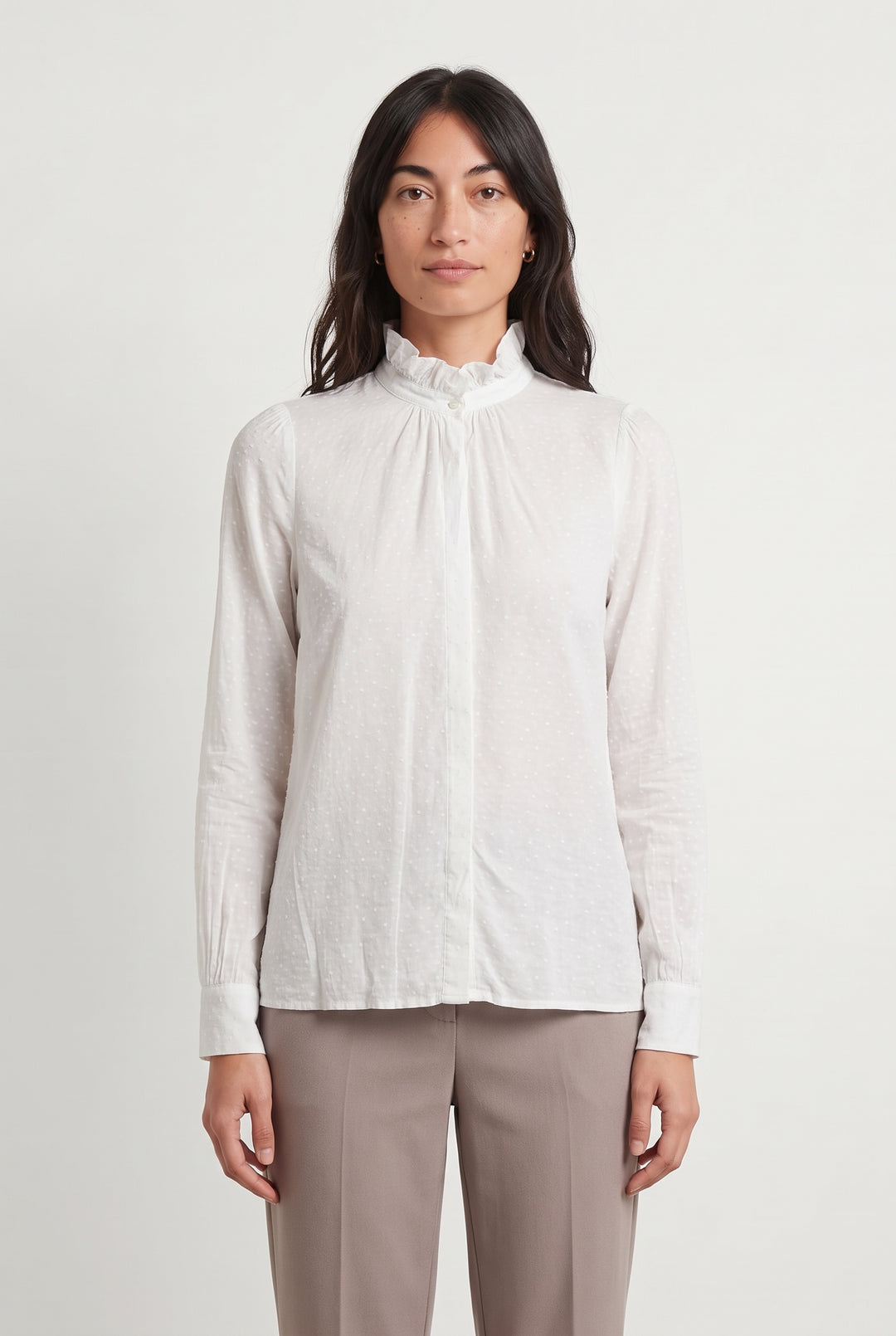 Blouse Blanche - Taille S/36 de la marque Caroll | PARAD121262 - Vendu par Paradigme - Image 1