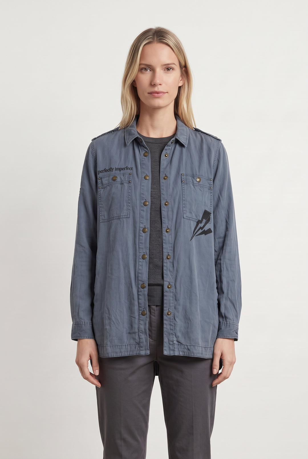 Surchemise Bleue - Taille XS/34 de la marque Bérénice | PARAD121263 - Vendu par Paradigme - Image 1