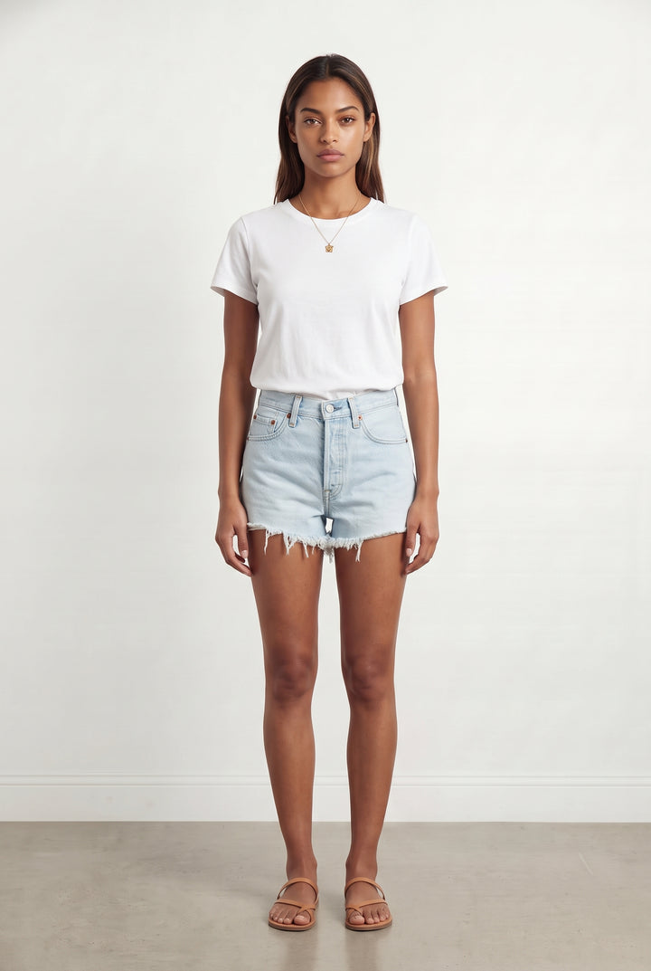 Short en Jean Bleu - Taille XS/34 de la marque Levi&