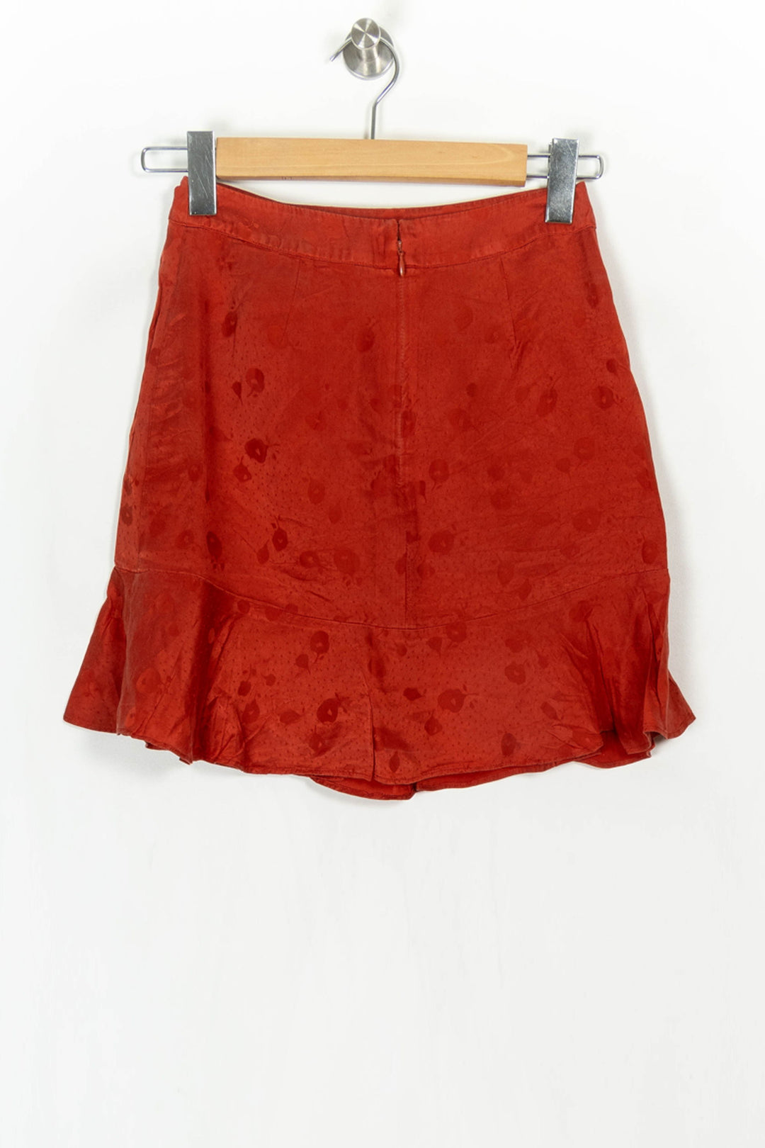 Jupe Portefeuille Orange - Taille S/36 de la marque The Kooples | PARAD121270 - Vendu par Paradigme - Image 5