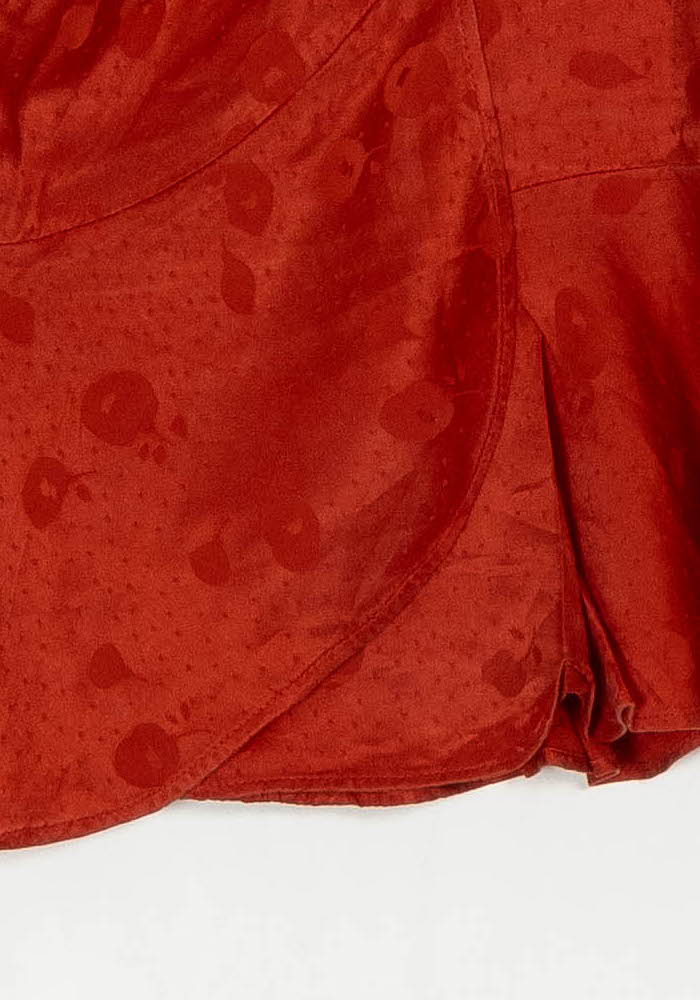 Jupe Portefeuille Orange - Taille S/36 de la marque The Kooples | PARAD121270 - Vendu par Paradigme - Image 3