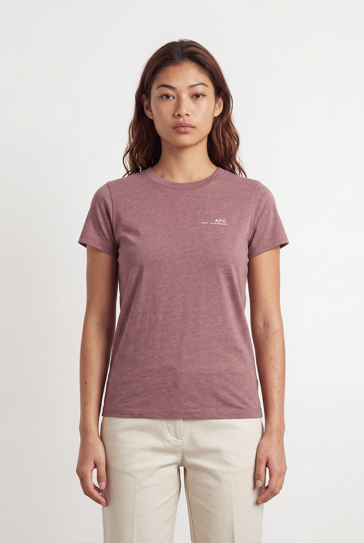 Tee-shirt Rose - Taille S/36 de la marque A.P.C. | PARAD121272 - Vendu par Paradigme - Image 1