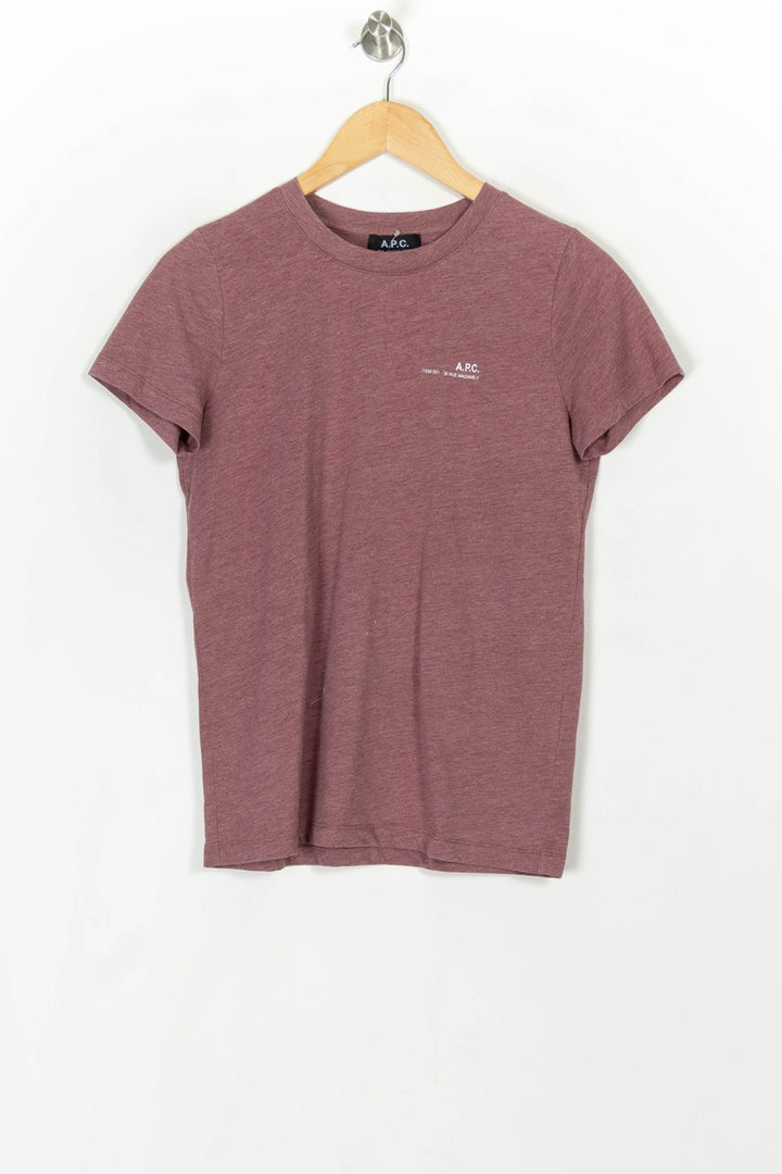 Tee-shirt Rose - Taille S/36 de la marque A.P.C. | PARAD121272 - Vendu par Paradigme - Image 2